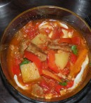 Uzbekiška avienos sriuba - lagman (лагман)